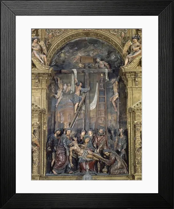 Framed Print : RETABLO DE LA PIEDAD - 1666 - BARROCO ESPAÑOL Framed Print : RETABLO DE LA PIEDAD - 1666 - BARROCO ESPAÑOL