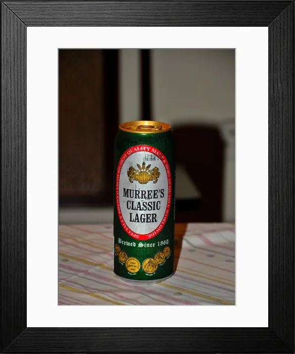 Framed Print : Can of Pakistani Murree Brewery Classic Beer Framed Print : Can of Pakistani Murree Brewery Classic Beer