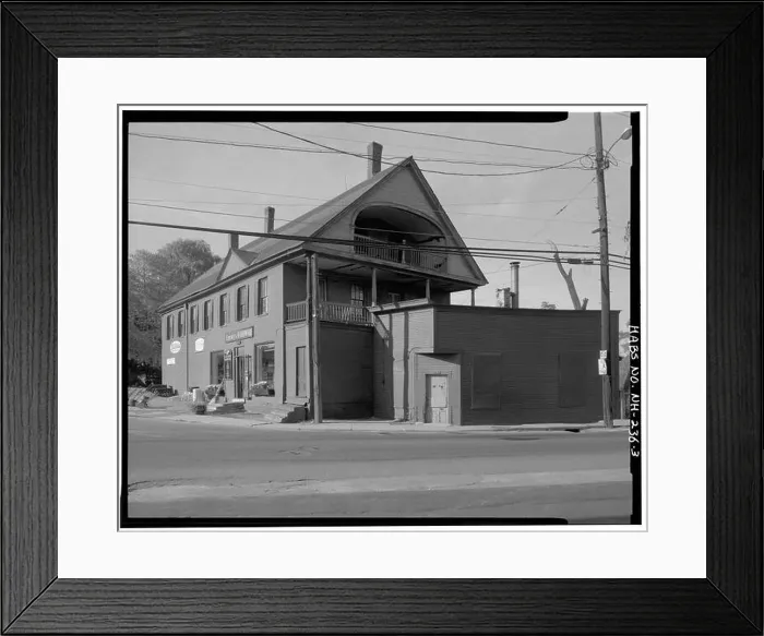 Framed Print : Oblique view of north and east elevations Framed Print : Oblique view of north and east elevations