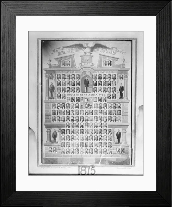 Framed Print : 853 Kansas Legislature 1875 Framed Print : 853 Kansas Legislature 1875