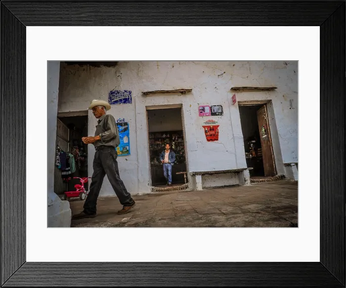 Framed Print : La Aduana grocery store, in Alamos Framed Print : La Aduana grocery store, in Alamos