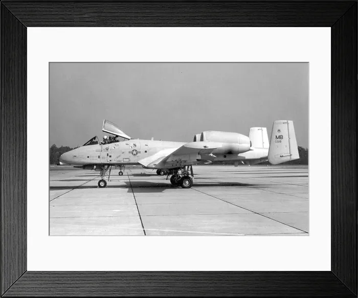 Framed Print : A-10A 76-618 356th TFS 7 Nov 1977 1st A-10 MB Framed Print : A-10A 76-618 356th TFS 7 Nov 1977 1st A-10 MB