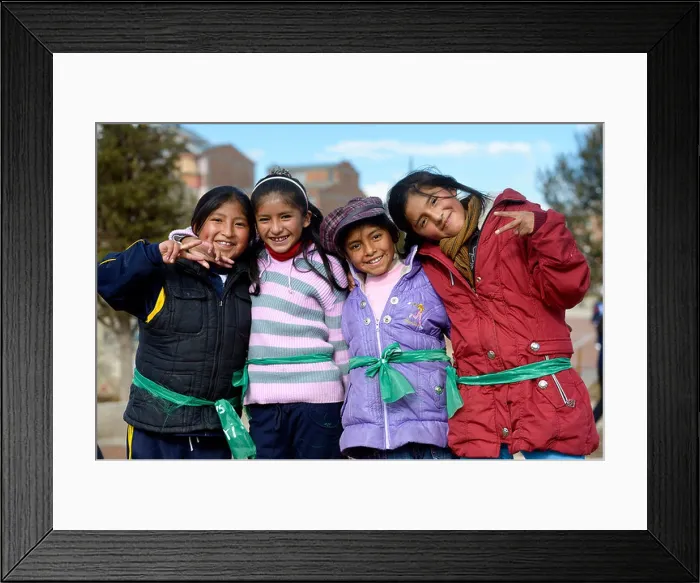 Framed Print : Girlfriends, El Alto, Department of La Paz, Bolivia Framed Print : Girlfriends, El Alto, Department of La Paz, Bolivia