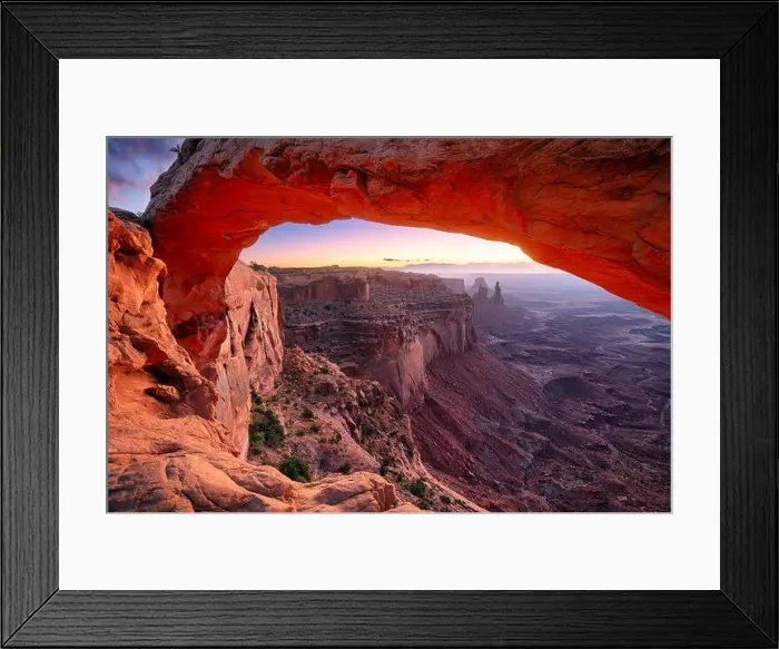 Framed Print : Mesa Arch, Canyonlands National Park