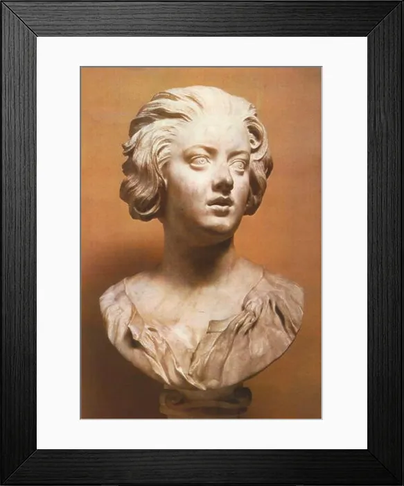 Framed Print : Bust of Costanza Buonarelli 1635 by Gian Lorenzo Bernini Framed Print : Bust of Costanza Buonarelli 1635 by Gian Lorenzo Bernini