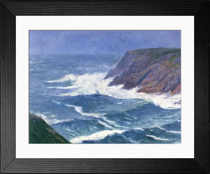 Framed Print : Île de Groix, paysage côtier (entrée du port Saint Nicolas) Framed Print : Île de Groix, paysage côtier (entrée du port Saint Nicolas)