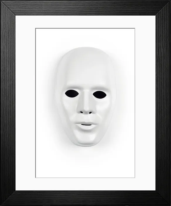 Framed Print : Mask Maske Framed Print : Mask Maske