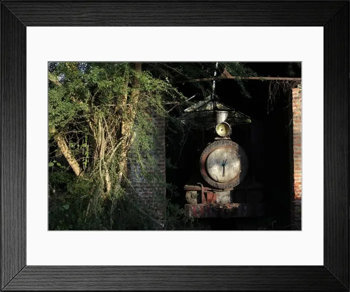 Framed Print : The silent engine shed at the closed Lohat Sugar Mill in Bihar on Thursday 15th March 2007 featuring metre gauge 0-6-0 Framed Print : The silent engine shed at the closed Lohat Sugar Mill in Bihar on Thursday 15th March 2007 featuring metre gauge 0-6-0