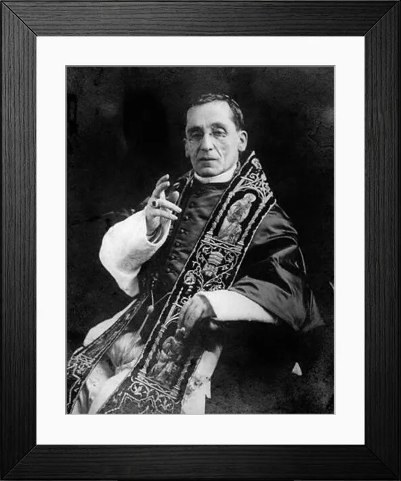 Framed Print : This refers to a specific image or record of Pope Benedict XV Framed Print : This refers to a specific image or record of Pope Benedict XV