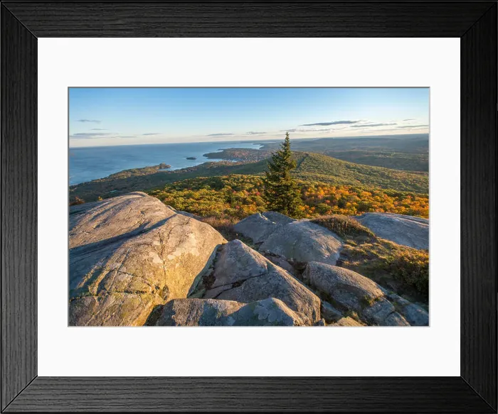 Framed Print : Landscape of Camden Hills State Park in Camden, Maine Framed Print : Landscape of Camden Hills State Park in Camden, Maine