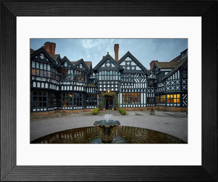 Framed Print : Wood built Hillbark Hotel Montgomery Hill