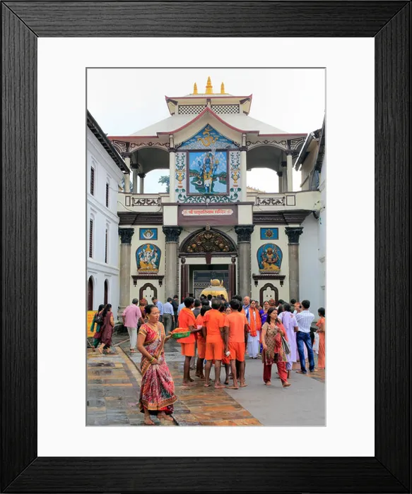 Framed Print : Entrance to main temple, Pashupatinath, Kathmandu, Nepal Framed Print : Entrance to main temple, Pashupatinath, Kathmandu, Nepal