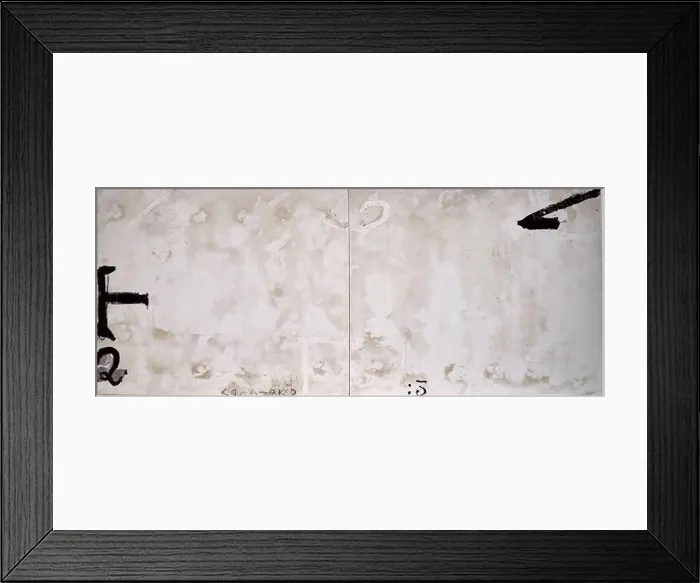Framed Print : 'Ambrosia', 1989, Antoni Tàpies (1923-2012) Framed Print : 'Ambrosia', 1989, Antoni Tàpies (1923-2012)