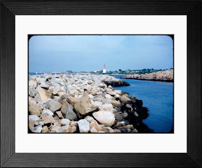 Framed Print : Breakwater, Rockport Mass, Jetties. Edmund L. Mitchell Collection Framed Print : Breakwater, Rockport Mass, Jetties. Edmund L. Mitchell Collection