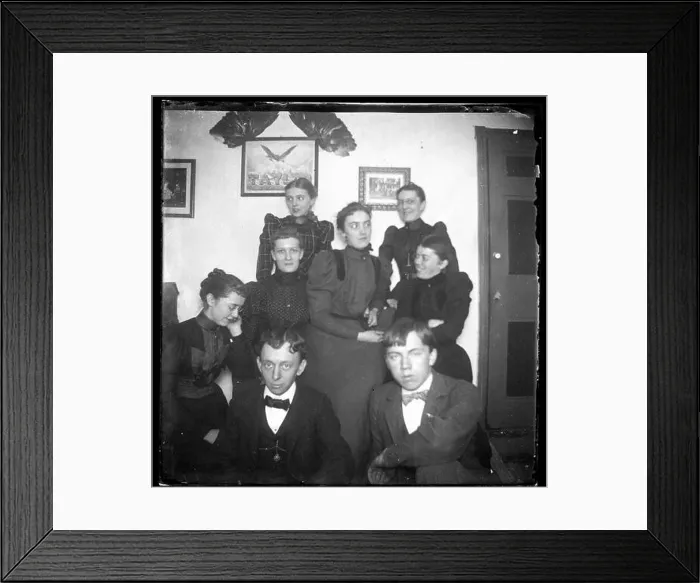 Framed Print : Victorian photograph of a group of family members in Fallston, Maryland Framed Print : Victorian photograph of a group of family members in Fallston, Maryland