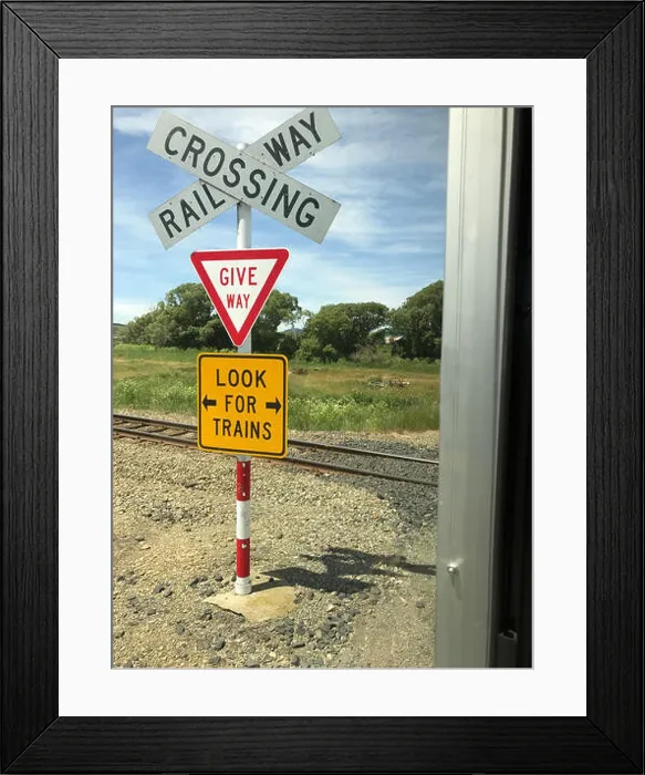 Framed Print : Railway signalling is a system used to direct railway traffic and keep trains clear of each other at all times Framed Print : Railway signalling is a system used to direct railway traffic and keep trains clear of each other at all times
