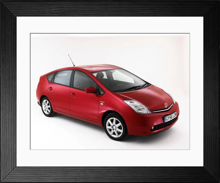 Framed Print : 2006 Toyota Prius Hybrid Framed Print : 2006 Toyota Prius Hybrid