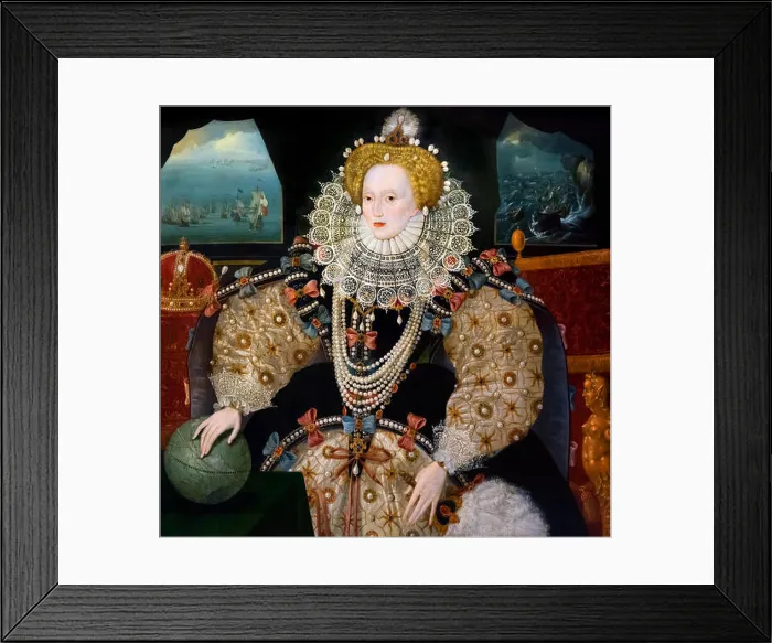 Framed Print : Elizabeth I, the 'Armada Portrait' Framed Print : Elizabeth I, the 'Armada Portrait'