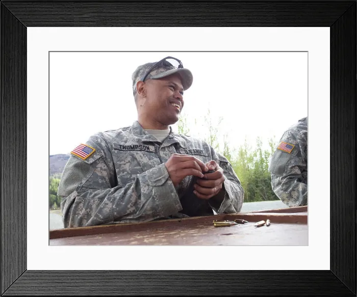 Framed Print : Alaska Army National Guard Sgt Framed Print : Alaska Army National Guard Sgt
