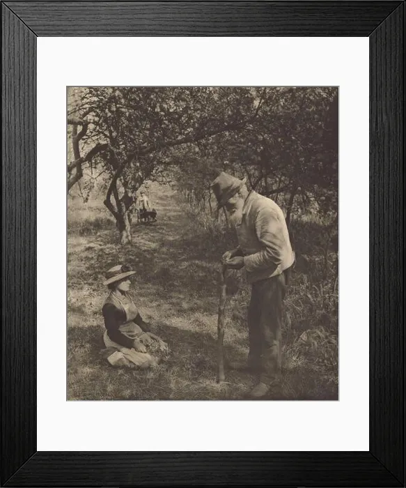 Framed Print : The Grafter. Peter Henry Emerson (British, born Cuba, 1856 - 1936) Framed Print : The Grafter. Peter Henry Emerson (British, born Cuba, 1856 - 1936)