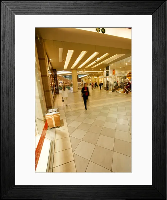 Framed Print : Shoppers bustle along wide shopping arcades in Sandton City Sandton Gauteng South Africa Framed Print : Shoppers bustle along wide shopping arcades in Sandton City Sandton Gauteng South Africa