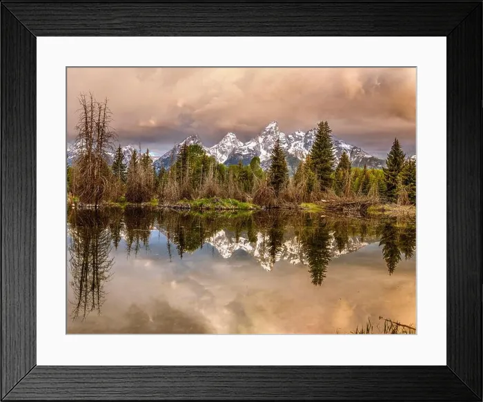 Framed Print : Schwabacher Landing, Tetons, Wyoming Framed Print : Schwabacher Landing, Tetons, Wyoming