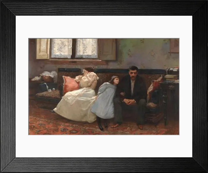 Framed Print : Cecilio Pla y Gallardo / Bond of union Framed Print : Cecilio Pla y Gallardo / Bond of union