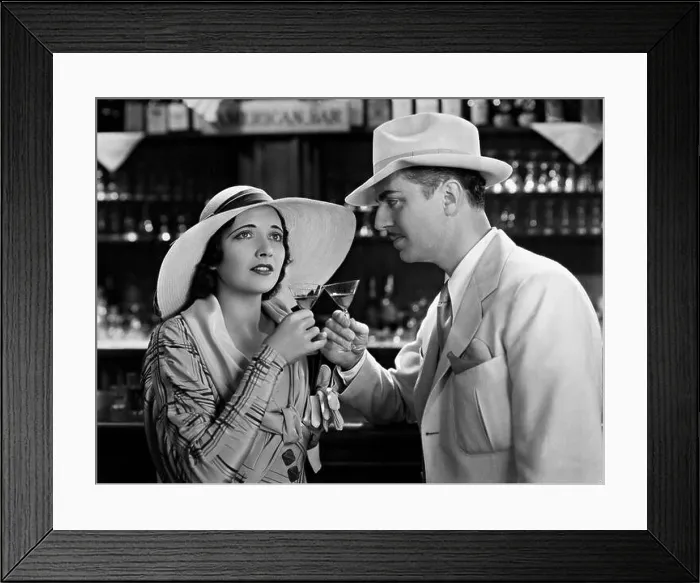 Framed Print : Kay Francis and William Powell in One Way Passage, 1932