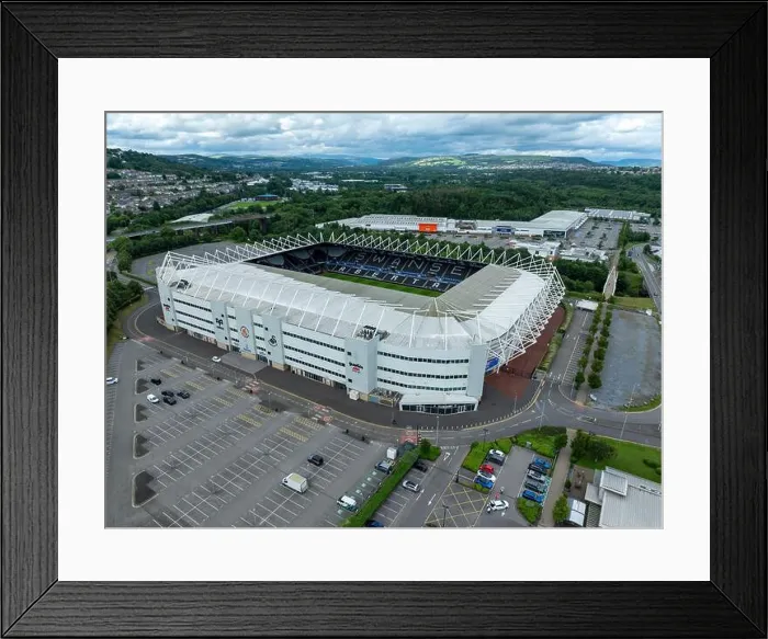 Framed Print : Editorial SWANSEA, UK - July 06, 2025: The Liberty Stadium, home of the Swansea City Football team Framed Print : Editorial SWANSEA, UK - July 06, 2025: The Liberty Stadium, home of the Swansea City Football team