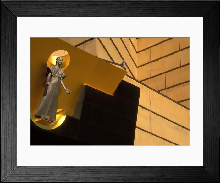 Framed Print : Cathedral of Our Lady of the Angels Cathedral Los Angeles California Statue of Mary by Robert Graham United States of