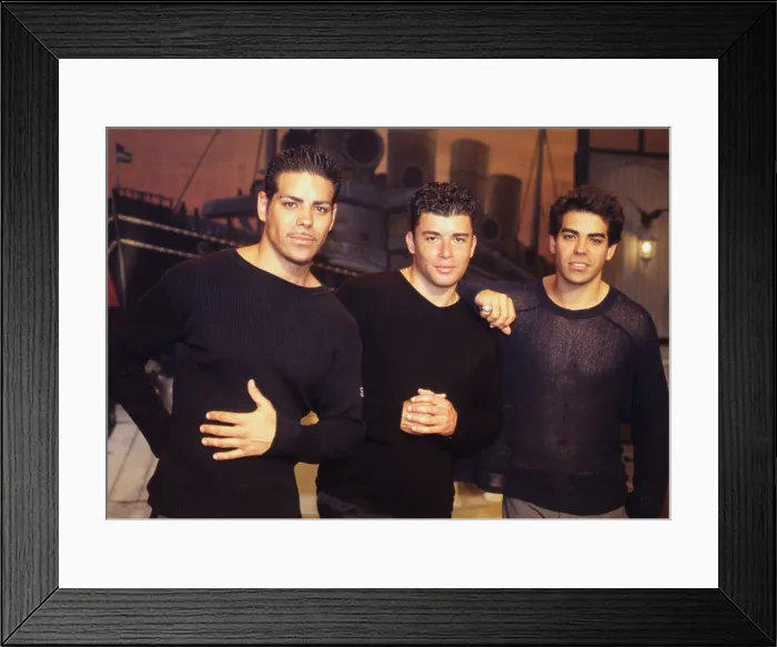 Framed Print : No Mercy, American pop group, formed in 1995, group picture, June 1999 Framed Print : No Mercy, American pop group, formed in 1995, group picture, June 1999
