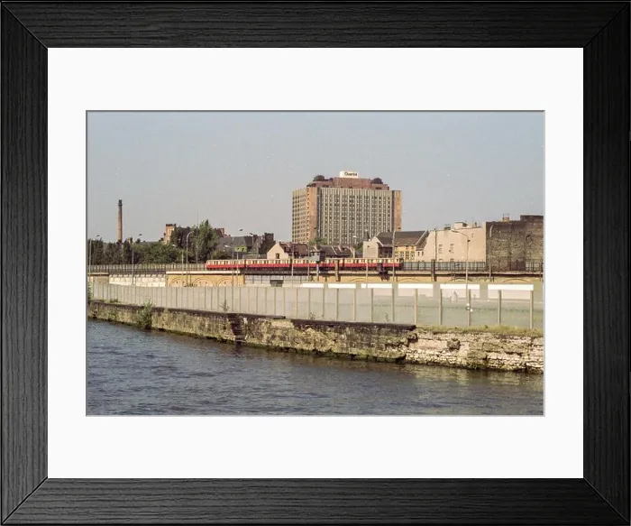 Framed Print : A S-Bahn in East Berlin near the Charite hospital in 1989 Framed Print : A S-Bahn in East Berlin near the Charite hospital in 1989