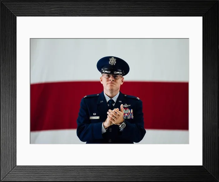 Framed Print : Col. Scot Heathman, outgoing 375th Air Mobility Wing commander Framed Print : Col. Scot Heathman, outgoing 375th Air Mobility Wing commander