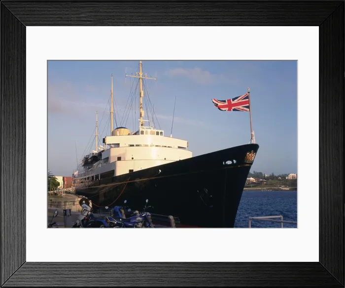 Framed Print : Royal Yacht Britannia, Hamilton, Bermuda, early 96 Framed Print : Royal Yacht Britannia, Hamilton, Bermuda, early 96