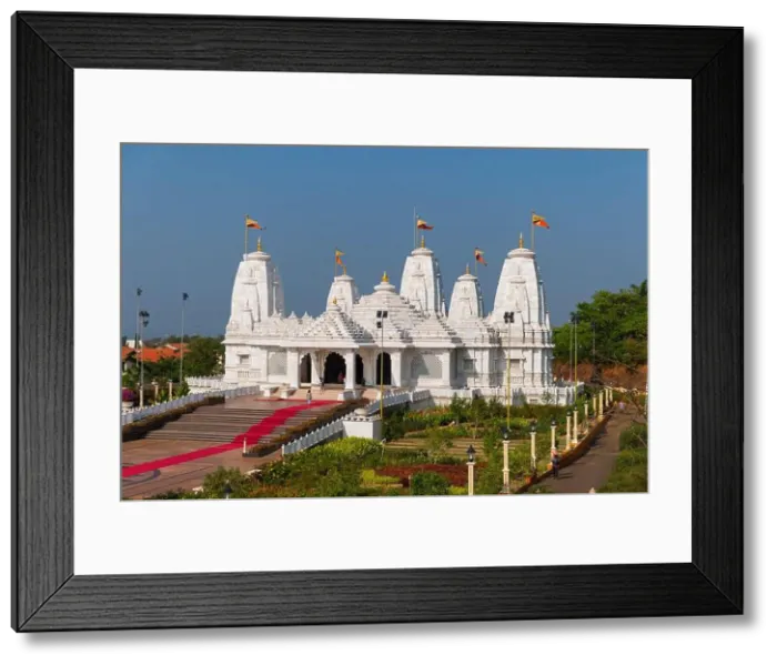 Framed Print : Birla Radha Krishna Mandir, Sancoale Goa India Framed Print : Birla Radha Krishna Mandir, Sancoale Goa India