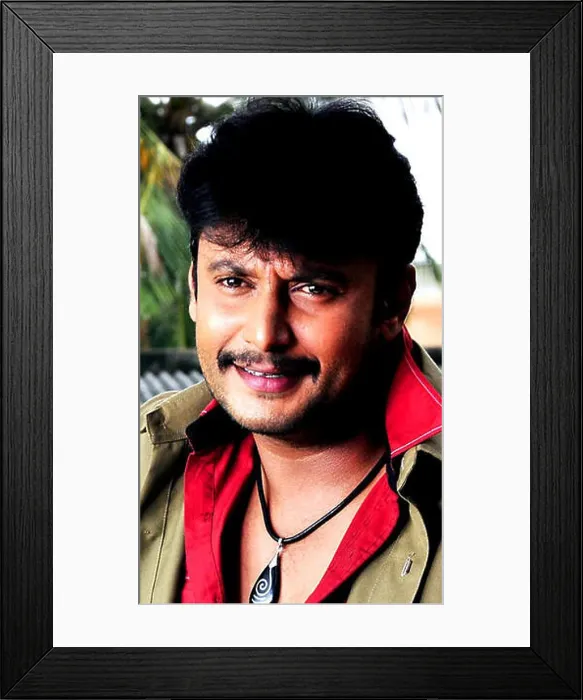 Framed Print : Darshan Thoogudeep kannada film actor Framed Print : Darshan Thoogudeep kannada film actor