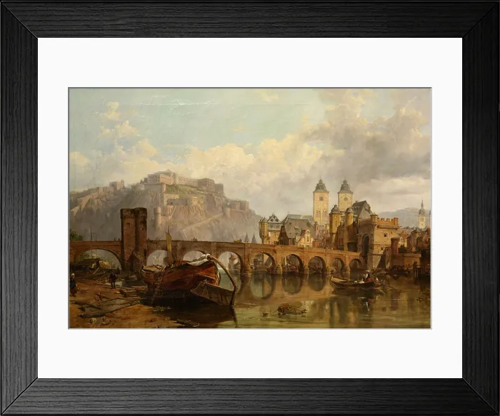 Framed Print : Oelgemaelde der Kunstausstellung im Mittelrhein-Museum Koblenz Framed Print : Oelgemaelde der Kunstausstellung im Mittelrhein-Museum Koblenz