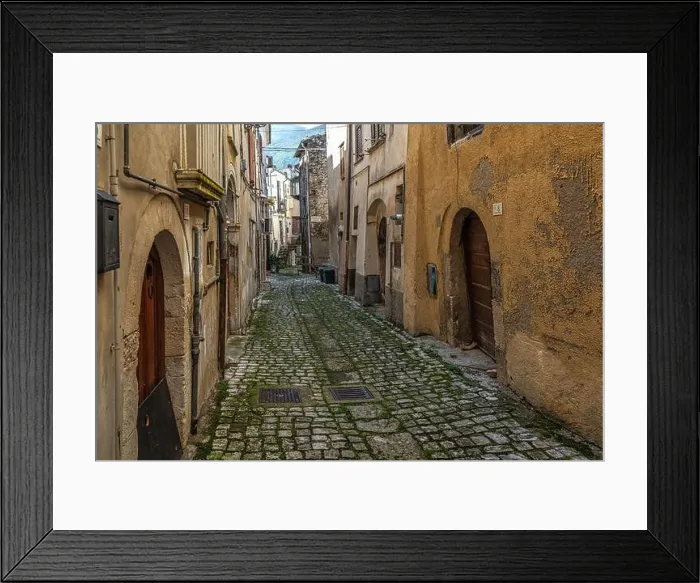 Framed Print : Glimpses of alleys, stairways, arcades Framed Print : Glimpses of alleys, stairways, arcades