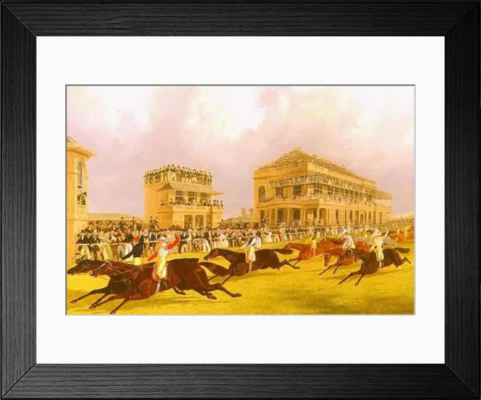 Framed Print : English: The Dead Heat for the Doncaster Great St Framed Print : English: The Dead Heat for the Doncaster Great St