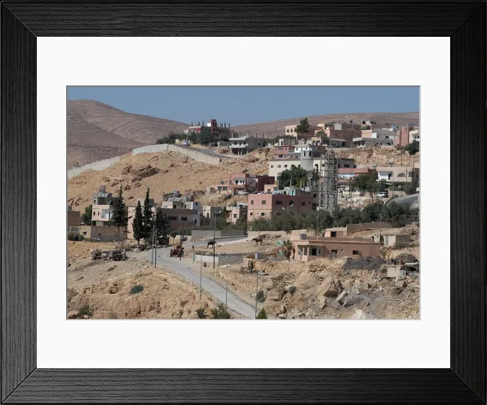 Framed Print : Town of Wadi Musa next to Petra Jordan Framed Print : Town of Wadi Musa next to Petra Jordan