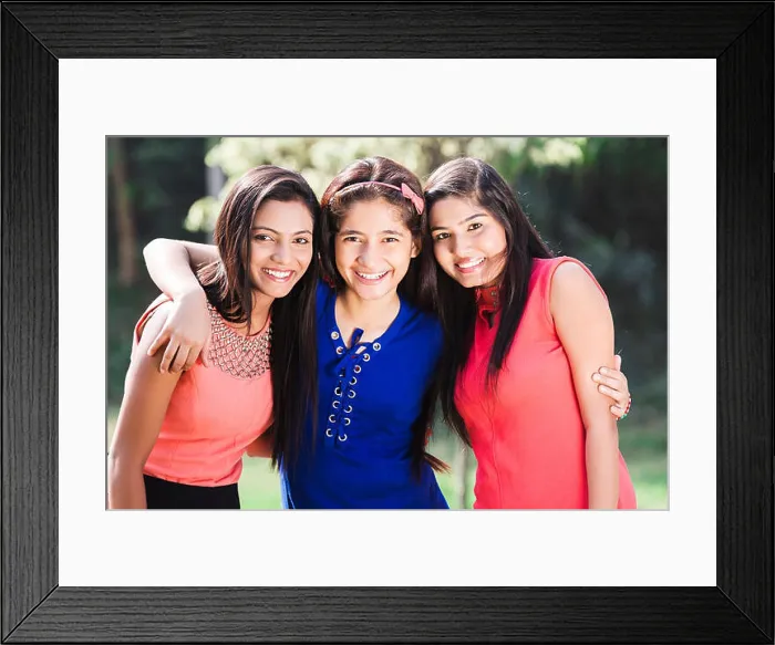 Framed Print : 3 Indian Teenager Girls Standing Together In Park Smiling Framed Print : 3 Indian Teenager Girls Standing Together In Park Smiling