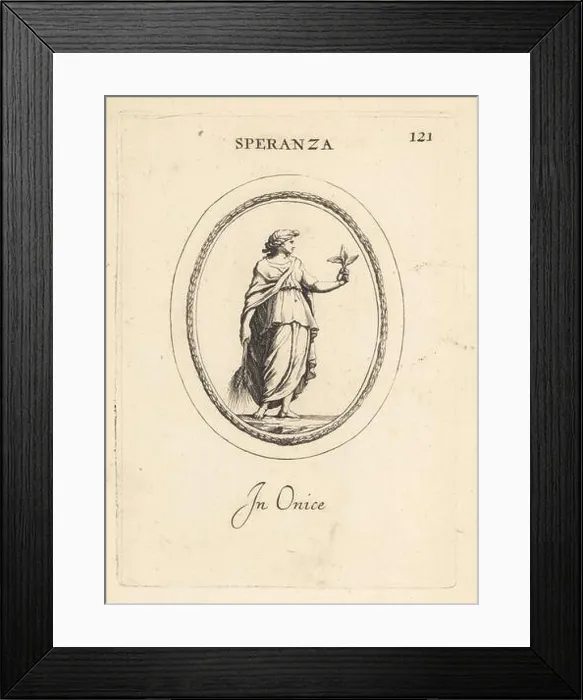 Framed Print : Figure of Spes, Roman goddess of Hope Framed Print : Figure of Spes, Roman goddess of Hope