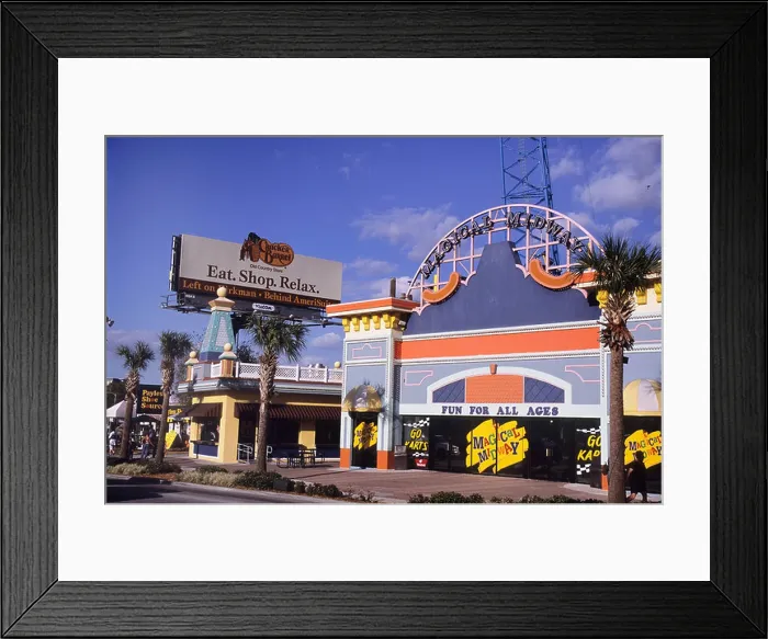 Framed Print : Magical Midway Arcade on International Drive Orlando Framed Print : Magical Midway Arcade on International Drive Orlando