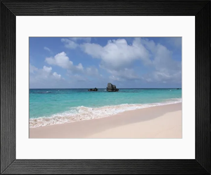 Framed Print : Warwick Long Bay - a pink sand beach on the South Shore of Bermuda Framed Print : Warwick Long Bay - a pink sand beach on the South Shore of Bermuda