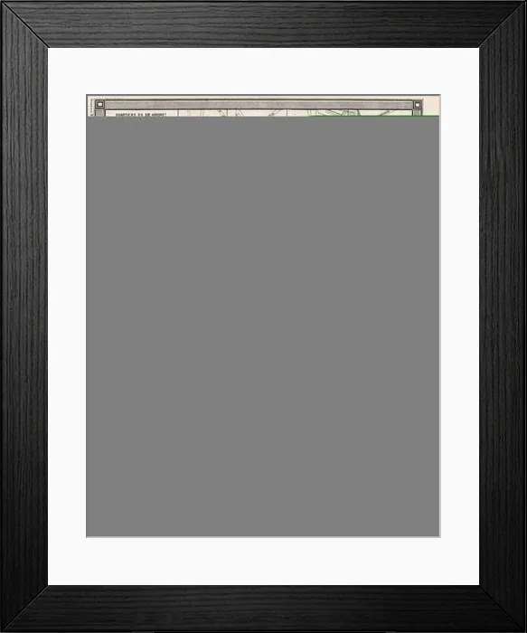 Framed Print : PARIS 20e 20th XXme arrondissement de Ménilmontant. BARBA 1860 old antique map Framed Print : PARIS 20e 20th XXme arrondissement de Ménilmontant. BARBA 1860 old antique map