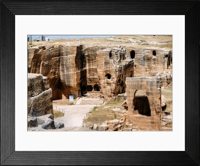 Framed Print : Dara historical ancient fortress city. Mesopotamia Ruins. Mardin, Turkey Framed Print : Dara historical ancient fortress city. Mesopotamia Ruins. Mardin, Turkey