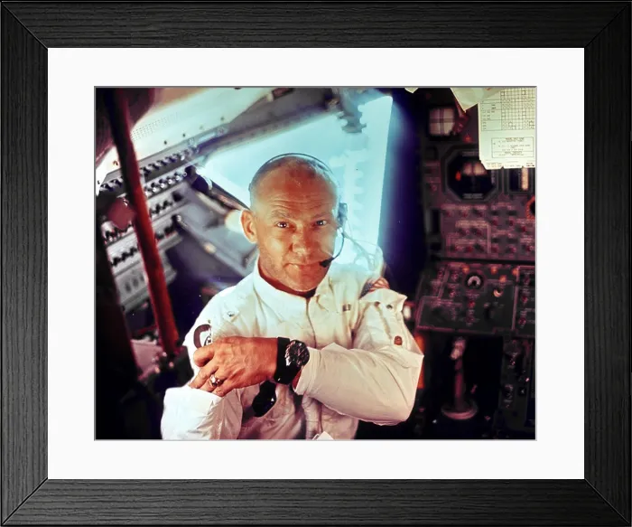 Framed Print : Astronaut Edwin E. Aldrin, Jr. inside the Apollo 11 Lunar Module during the lunar landing mission Framed Print : Astronaut Edwin E. Aldrin, Jr. inside the Apollo 11 Lunar Module during the lunar landing mission