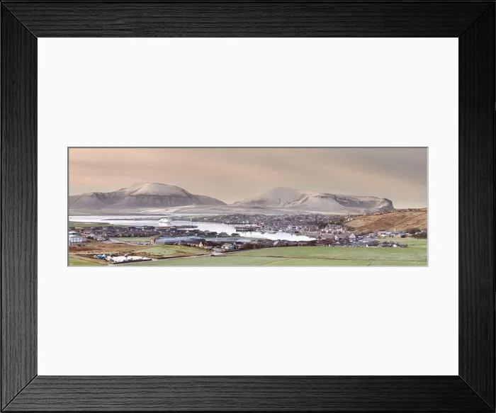 Framed Print : Stromness with Isle of Hoy beyond, Orkney Isles Framed Print : Stromness with Isle of Hoy beyond, Orkney Isles
