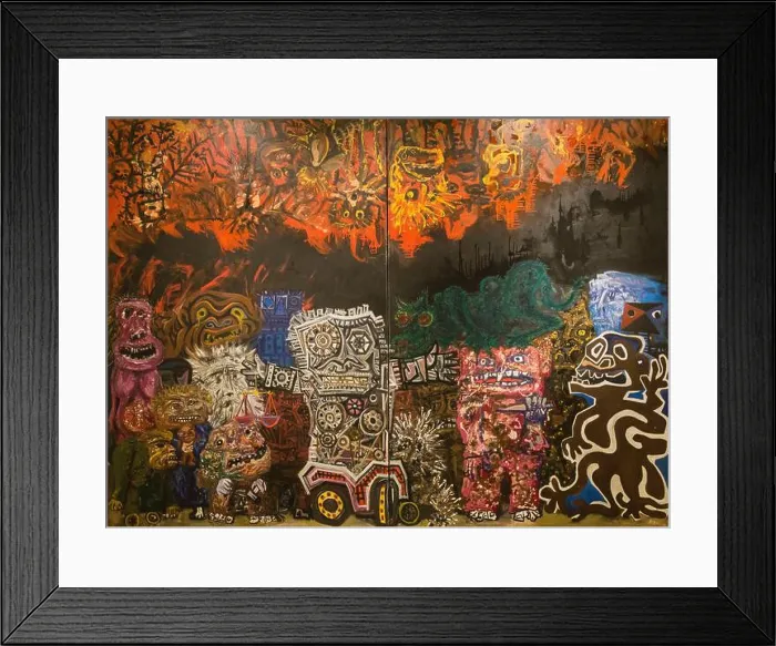 Framed Print : Antonio Berni, Pesadilla de los injustos Framed Print : Antonio Berni, Pesadilla de los injustos