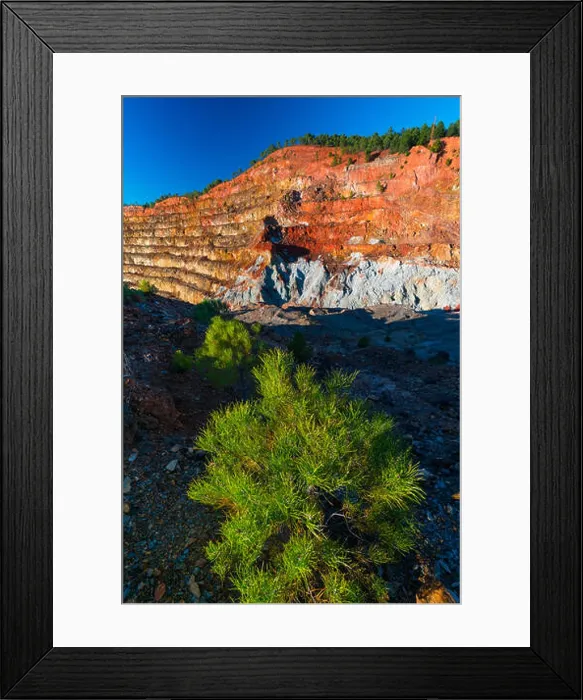 Framed Print : 'Minas de Rio Tinto', Río Tinto - Red River, Sierra Morena, Gulf of Cádiz, Huelva, Andalucia, Spain, Europe Framed Print : 'Minas de Rio Tinto', Río Tinto - Red River, Sierra Morena, Gulf of Cádiz, Huelva, Andalucia, Spain, Europe
